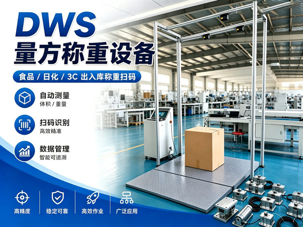 仓储DWS扫码称重一体机