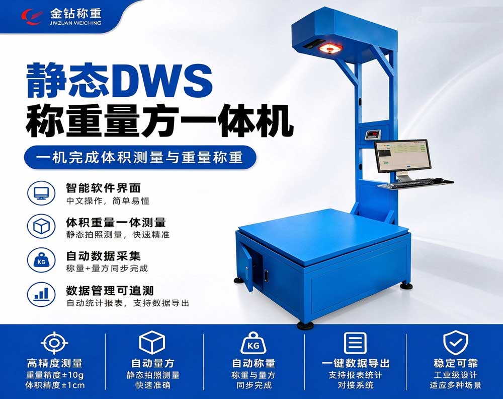 静态 DWS 称重扫码测体积设备